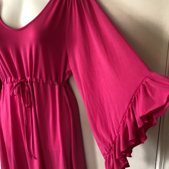 Boutique-Tracy Negoshian Felicity dress in pink - Picture 5 of 8